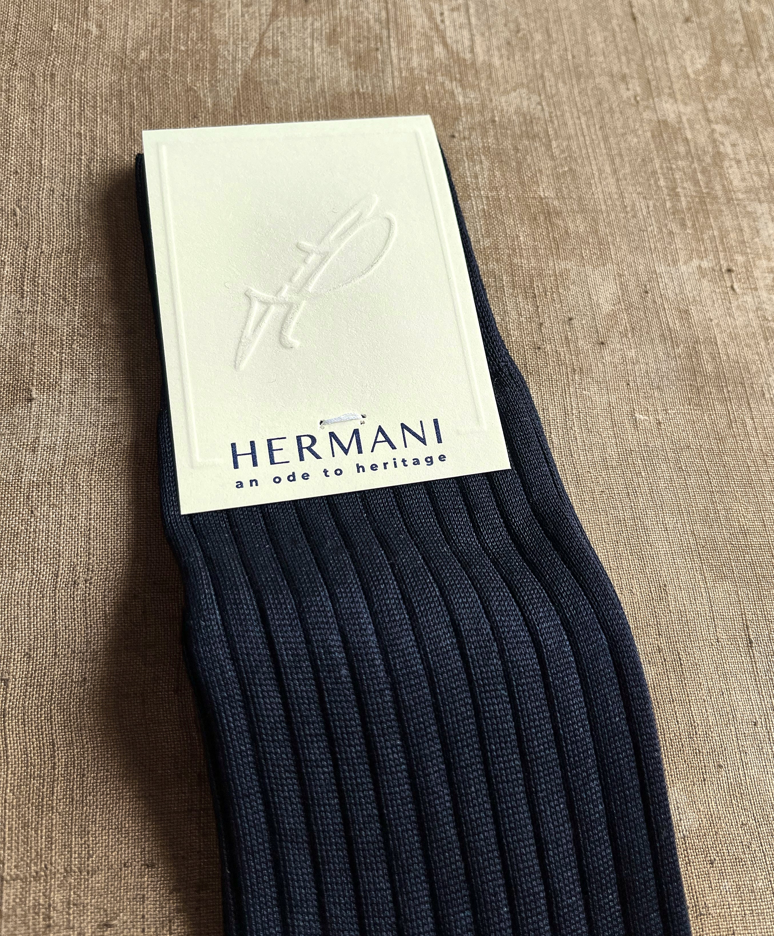 Socken aus ägyptischer Baumwolle Navy