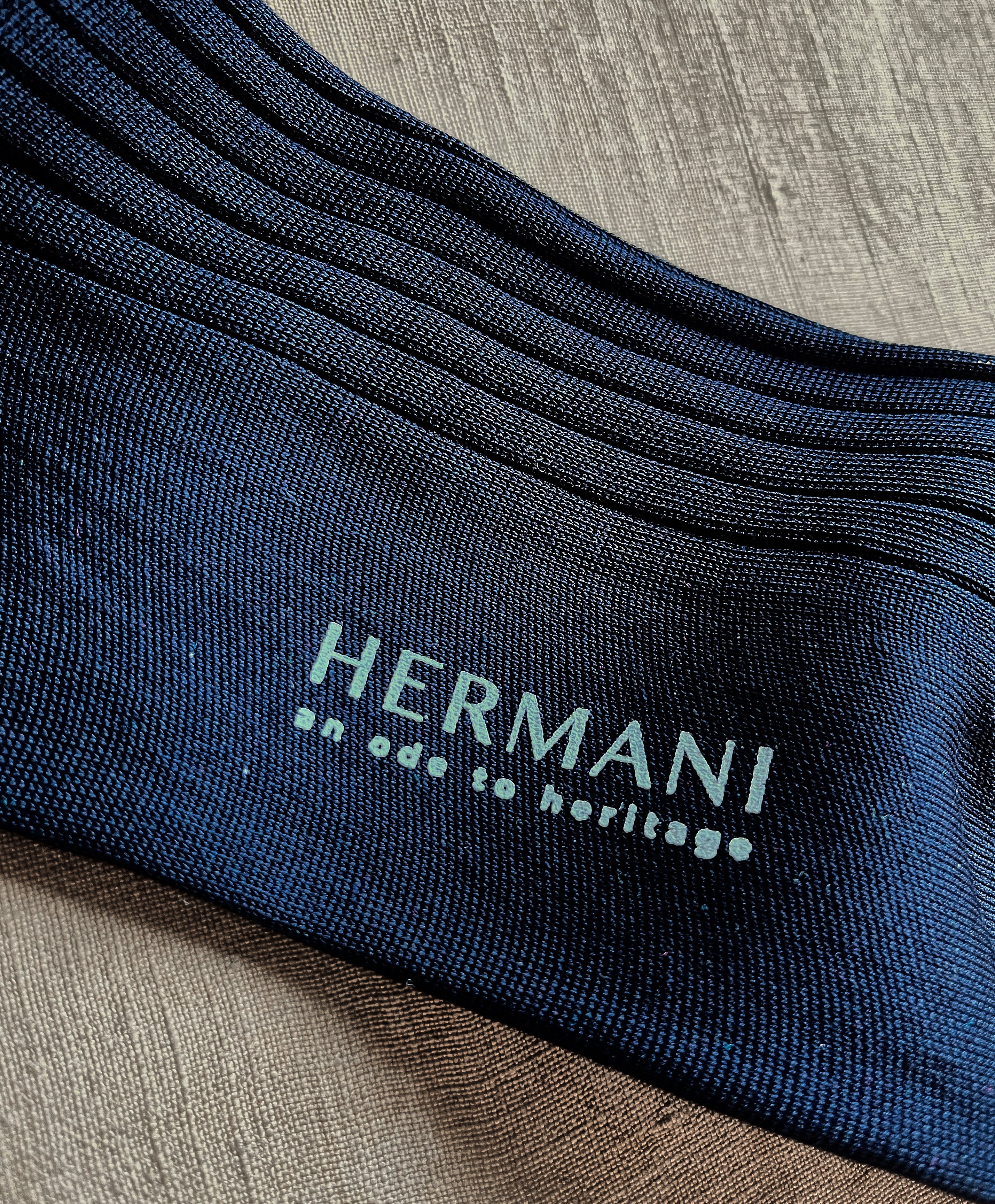 Socken aus ägyptischer Baumwolle Navy